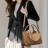 Premium Soft PU Leather Mother's Bag | Middle-Aged Women's Shoulder Bag