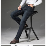 Men’s Classic Cotton Denim Overalls – Straight Leg Jeans