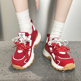Damen Segeltuch Moral-Trainingsschuhe – Retro flache Sneaker