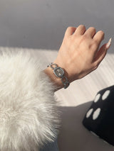 The Ethereal Square: New Luxury Skeleton Bracelet Watch – Exquisite Hollow-Link Quartz Timepiece
