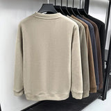 Men's Thickened Woolen Fleece Pullover – Half-High Collar Thermal Sweatshirt