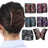 Der Instant-Bun Magic Comb Elastikseil Stretch Clip