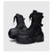 Women’s 9cm Chunky Platform Punk Wedge Ankle Booties