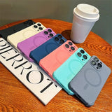 MagSafe Compatible Shockproof Soft Case for iPhone 17 Air 16 15 14 13 12 Pro Max