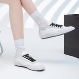 Moralische Trainingsschuhe für Damen – Retro Color-Blocked Sneakers