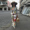 Casual Silk Surface Trouser Suit for Women | Long Sleeve Flower Printed Lapel Shirt & Pants