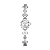 Elegante Damenarmbanduhr in Gold und Silber – Kleine Quarzuhr für Damen