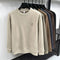 Men's Thickened Woolen Fleece Pullover – Half-High Collar Thermal Sweatshirt