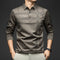 Men's Long Sleeve Plaid Polo Shirt – Spring Autumn Casual Golf Top