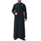 Men’s Black Long Sleeve Jubba Thobe | Spring Summer Muslim Abaya