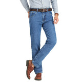 Herren Business Slim Fit Stretch Jeans | Klassische gerade Baumwoll-Denim-Hose