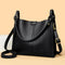 The Sovereign-Medium Silhouette High-Quality PU Leather Top-Handle Bag