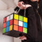 Luxury Chic Cubic Shape Box Handbag | Designer Chain Tote for Women