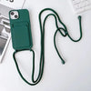 Crossbody Lanyard Card Holder Case for iPhone 17 Air 16 15 14 13 12 Pro Max