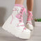 Women’s Gothic Vampire Platform Lace-Up Motorcycle Ankle Boots
