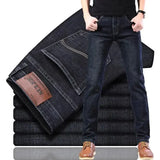 Men’s Slim Elastic Fashion Jeans | Stretch Business Denim Vaqueros Hombre