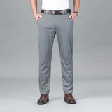 Men’s Ice Silk Business Casual Trousers | Ultra-Thin Quick-Dry Summer Suit Pants