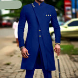 African Style Men's 2-Piece Slim Fit Suit | Single Breasted Blazer and Pants Set