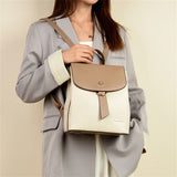 High-Quality Fashion Printing Backpack | Contrast Color Texture Outdoor Bag