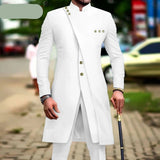 African Style Men's 2-Piece Slim Fit Suit | Single Breasted Blazer and Pants Set