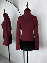 2-teiliges Strickset für Damen – ärmellose Weste mit Rollkragen & Bolero-Schal mit langen Ärmeln