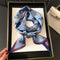 Luxury Horse Design Silk Ribbon Scarf for Women