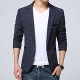 Men's Slim Fit Blazer Jacket – Smart Casual Business Suit Jacket