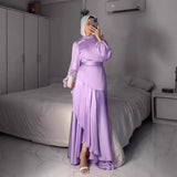 Exklusives Heritage-Kleid mit unregelmäßigem Saum | Raffinierte asymmetrische Abaya-Silhouette