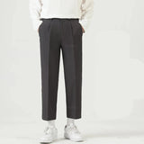 Herren Anzugshose – Formelle Business-Hose, Slim Fit Knöchel- & Normale Länge