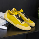Moralische Trainingsschuhe für Damen – Retro Color-Blocked Sneakers