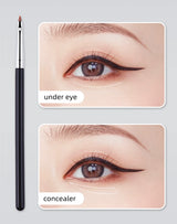 Der „Winkelblick“ Präzisionspinsel: Eyeliner-Werkzeug mit gebogenem Kopf