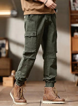 Cargohose für Herren, Schnitt: Slim Straight