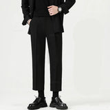 Herren Anzugshose – Formelle Business-Hose, Slim Fit Knöchel- & Normale Länge