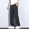Men’s Soft Lyocell Summer Jeans – Elastic Waist Loose Straight Denim