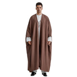 Offener Abaya-Cardigan für Herren | Ramadan Djellaba und marokkanische Jubba Thobe