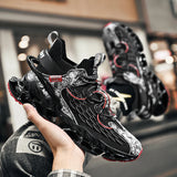 Luxuriöse Blade-Laufschuhe für Herren – Atmungsaktive Designer-Sneaker aus Mesh für Freizeit und sportliches Training