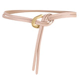 Echtleder-Doppelseil-Gürtel für Damen – Dekorative Taillenkette für Kleider & Mäntel