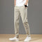 Men’s Classic Cotton Autumn Pants – Elastic Drawstring Waist Jogging Trousers