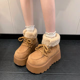 Women’s Chunky Platform Snow Boots – Ultra-Warm Fur-Lined Winter Booties