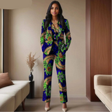 Das „Legacy“ Executive Set: Lebhafter 3-teiliger Anzug aus Ankara | Einreihiger Blazer, passende Weste & hoch geschnittene Hose