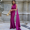 Sexy Satinband Neckholder Partykleid – Elegantes rückenfreies Abendkleid für Damen