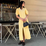Fashion Cardigan Long Knitted Dress for Women | Elegant Summer Knit Maxi