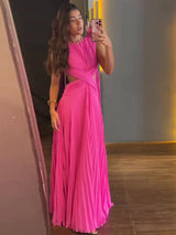 Women’s Sexy Hollow-Out Backless Maxi Dress