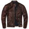 Herren Motorradjacke aus echtem Leder – Vintage Bikerjacke aus natürlichem Rindsleder