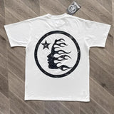 Hellstar Vintage Washed Cotton T-Shirt | Large Logo Half Sleeve Tee