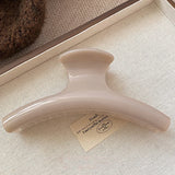Elegant Solid 5.91in Large Hair Claw for Women