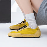 Moralische Trainingsschuhe für Damen – Retro Color-Blocked Sneakers