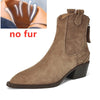 Spitze Cowboystiefel für Damen – Stiefeletten aus echtem Leder