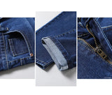 Men’s Classic Cotton Denim Overalls – Straight Leg Jeans