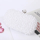 Die Ethereal-Glow Brautclutch Luxus Perlen- & Kristall-Handtasche